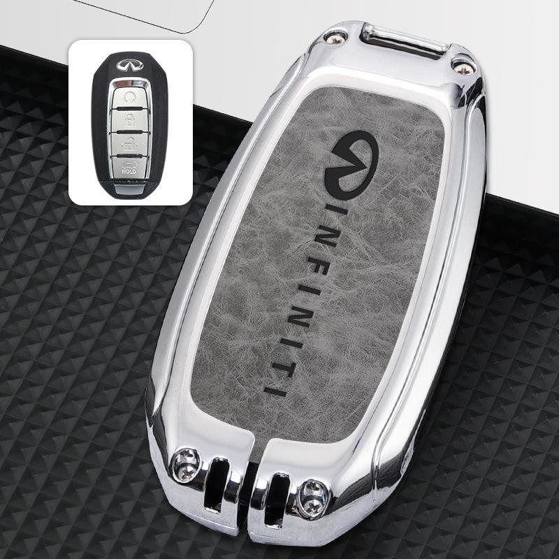 Premium Infiniti QX50/Q50L/QX60 Women's Key Case with Decorative Buckle for 2022 Model