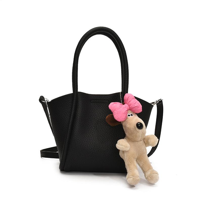 2025 New Niche Simple High-end Korean Version Vegetable Basket Bag Women's Casual Versatile Fashion Messenger Mother and Child Bag