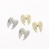 2Pack Metal Angel Wings Metal Nail Art Charms Gold Silver Wings Nail Decoration For Manicure DIY3d Rhinestones Sparkly Nail Part