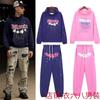 Sp5der Streetwear Hoodie With 3D Puff Print 555555 Design Unisex Oversized Cotton Pullover Youth Casual Wear