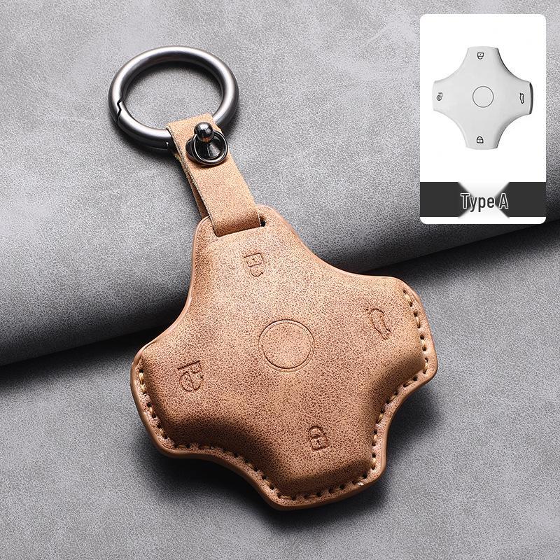 Dongfeng Yipai 007/008/Nano 06 Alcantara Suede 3D Key Case Cover