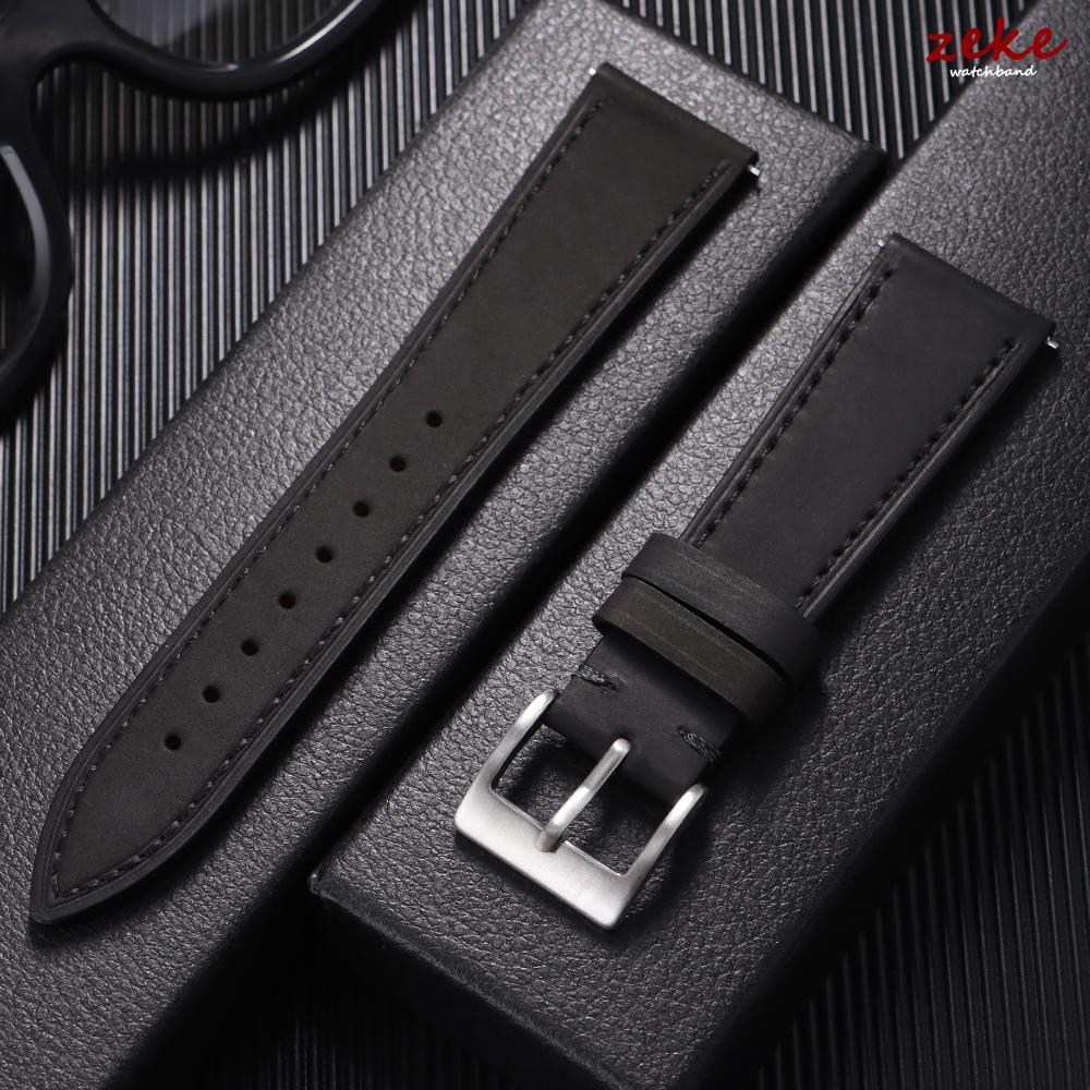 18mm 20mm 22mm 19mm 21mm 24mm Vintage Crazy Horse Leather Watchband Wristband Retro Cowhide Strap for Omega for Seiko Watch Band