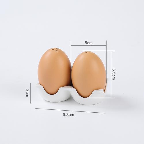 

Креативная бутылка для перца в форме яйца, набор керамических бутылок для специй с подносом, коробкой для зубочисток, кухонной солью, сахарницей, домашним инструментом для приправ
