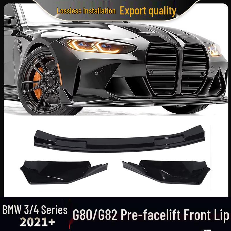 BMW M3 G80/G82 V-Style 3-Piece Front Lip Mod 2021+
