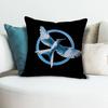 TThe HHunger GGames Pillow Cases for Bedroom Living Room Sofa Home Decor Polyester Cushion Cover with Zipper
