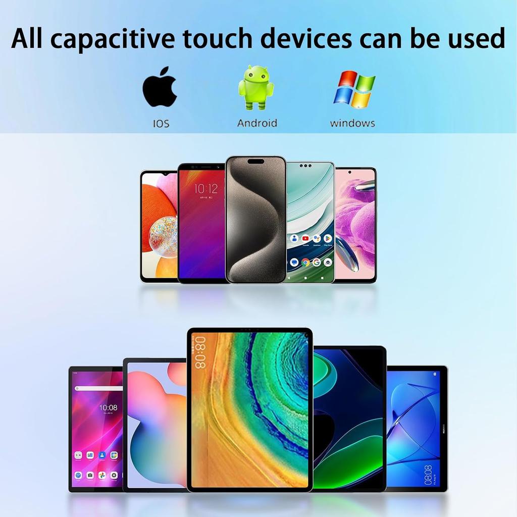 Stylus Pen for Touch Screen, Active Universal Stylus Pen Compatible with iPad/iPhone/Samsung and Other iOS/Android Smartphone and Tablet Devices