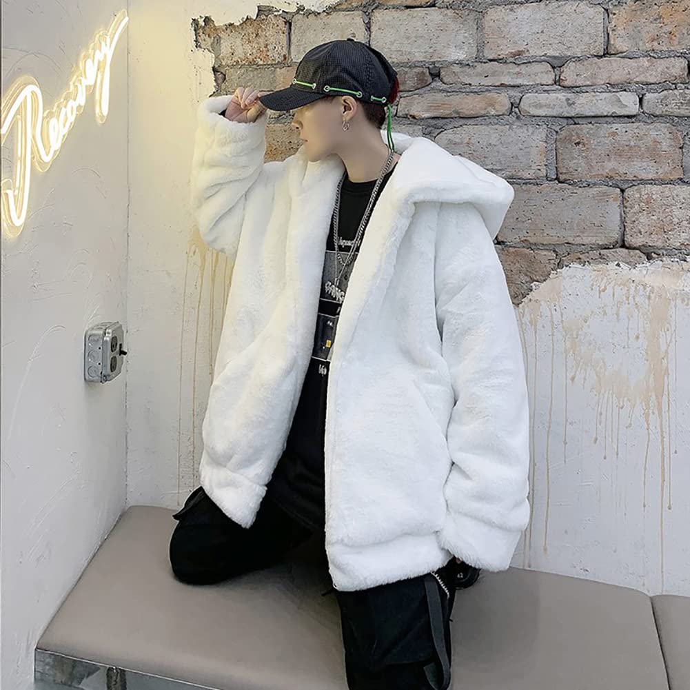 ZANBANG Luźna Kurtka Męska Z Polarowym Podszyciem, Duże Rozmiary ZS018, Puszysta, Dopasowana, Dwukolorowy Design, Codzienna, Unisex, Oversize, Podszyta Fleecem, Gruba, Ciepła,