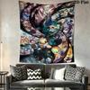 My Hero Academia Wall Tapestry Aesthetic Wall Hanging Printed Fabric Blanket Decorative Tapestries for Bedroom Living Room Home Decor