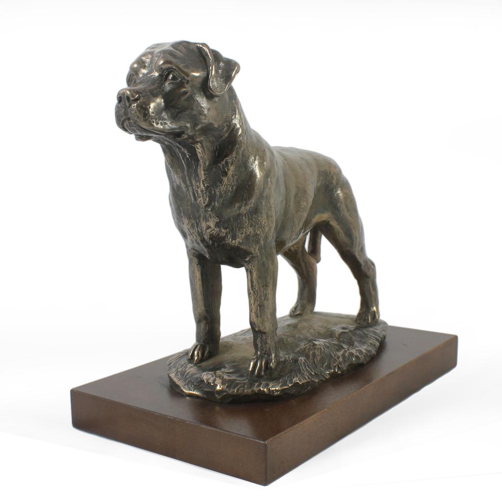 Rottweiler, Rott, Rottie III - Dog Statue, Figurine for Office, Trophy for Dog Show by Art-Dog Brand