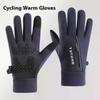New Full Fingers Gloves Touch Screen Gloves 3 Layers Of Thickening Sports Ski Gloves Winter Outdoor Warm Cycling Gloves