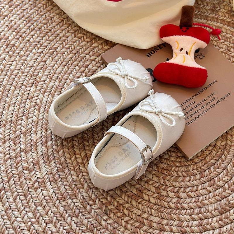 

Туфли для девочек в корейском стиле, маленькие кожаные туфли, детские туфли-принцессы с бантом, легкие туфли Мэри Джейн, детские туфли-лодочки с мелким вырезом 21 белый