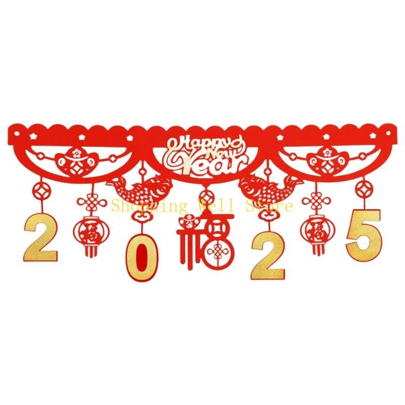 KX4B Chinese New Year Garlands Decoration Hanging Ornament for Holiday Celebration