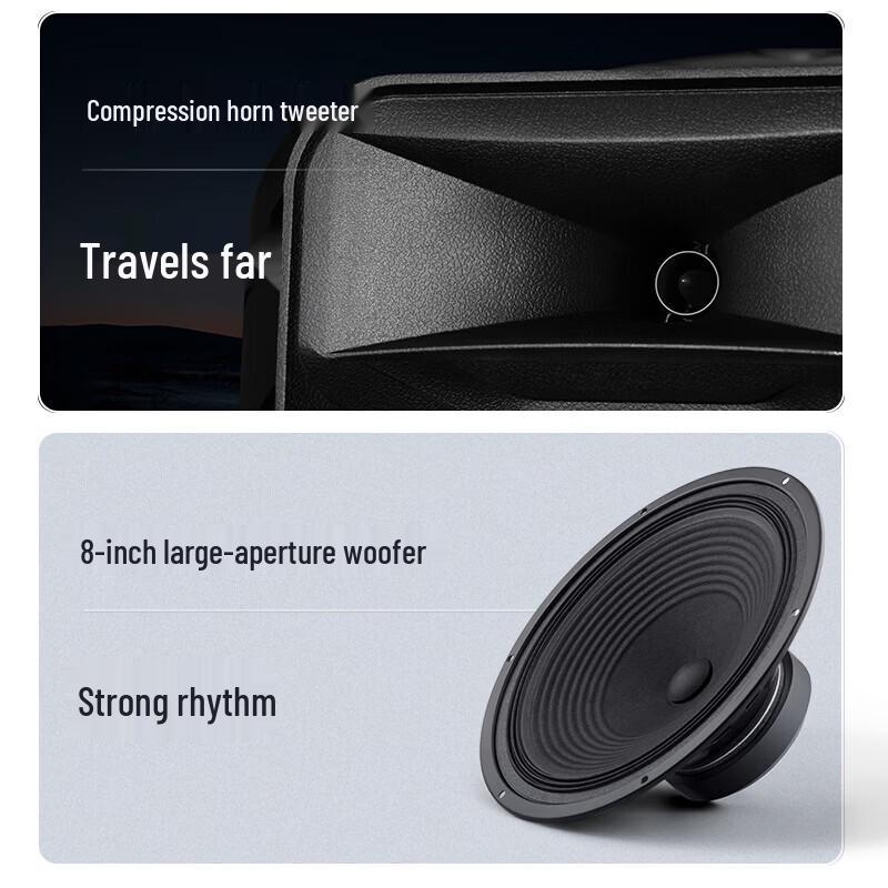 Edifier A3-8S 8-inch Portable Outdoor Bluetooth Speaker CN plug (adapter included)