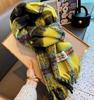 Mohair red premium atmosphere scarf women's winter Korean version versatile thickened Mohai plush scarf warm card