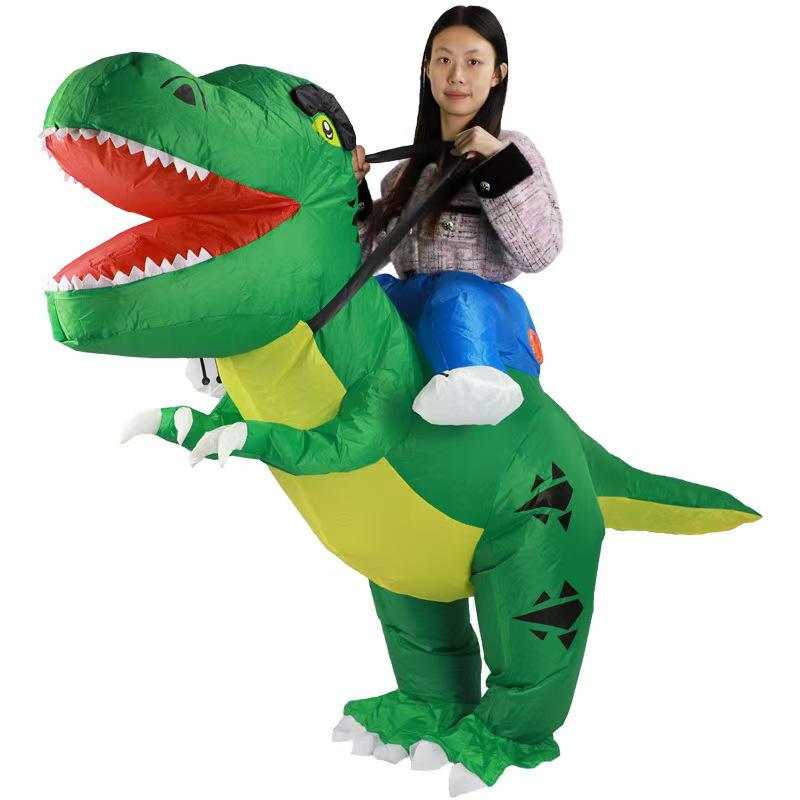 Halloween Ribs Tyrannosaurus Rex & Pterodactyl Inflatable Cartoon Costume Props for Parties