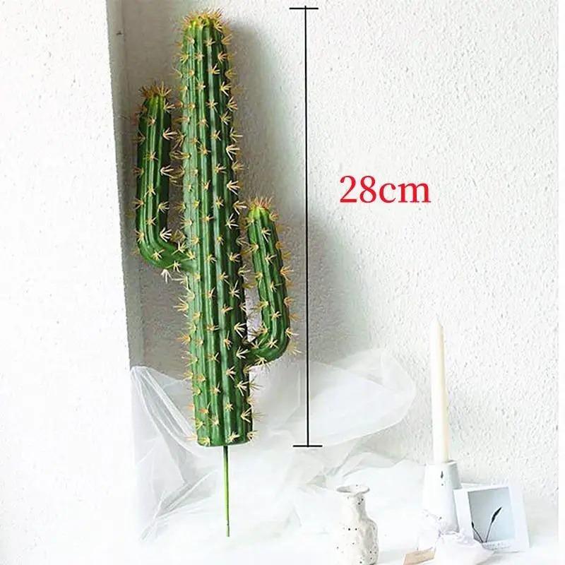 38-43CM Artificial Cactus Plants House Decoration Tropical Fake Succulent Greening Hotel Garden Party Home Decor Accessories