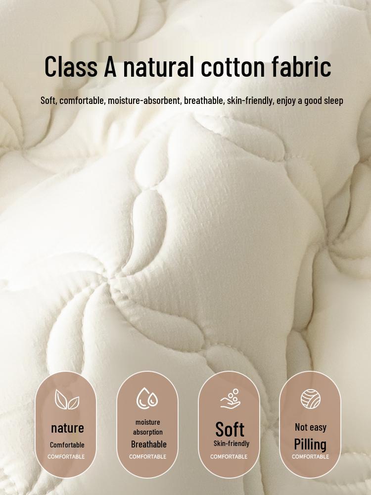 Quilted Waterproof & Stain-Resistant Pillowcases (Set of 2) - Solid Color, Protects Pillow, 48x74cm