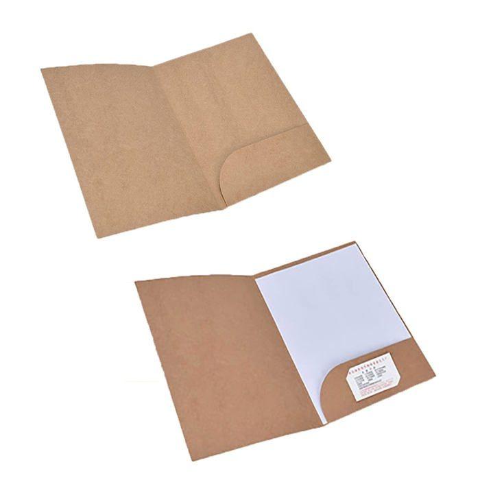 Porte Courrier - Wuuooei - W0011 - Papier Kraft Épais - Résistant À L'humidité - Léger Et Portable