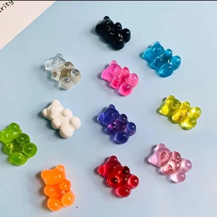 Transparent Heart Shaped Fridge Magnets 10pcs Simple Stylish Memo Board Stickers DIY Mini Home Fridge Decoration Accessories