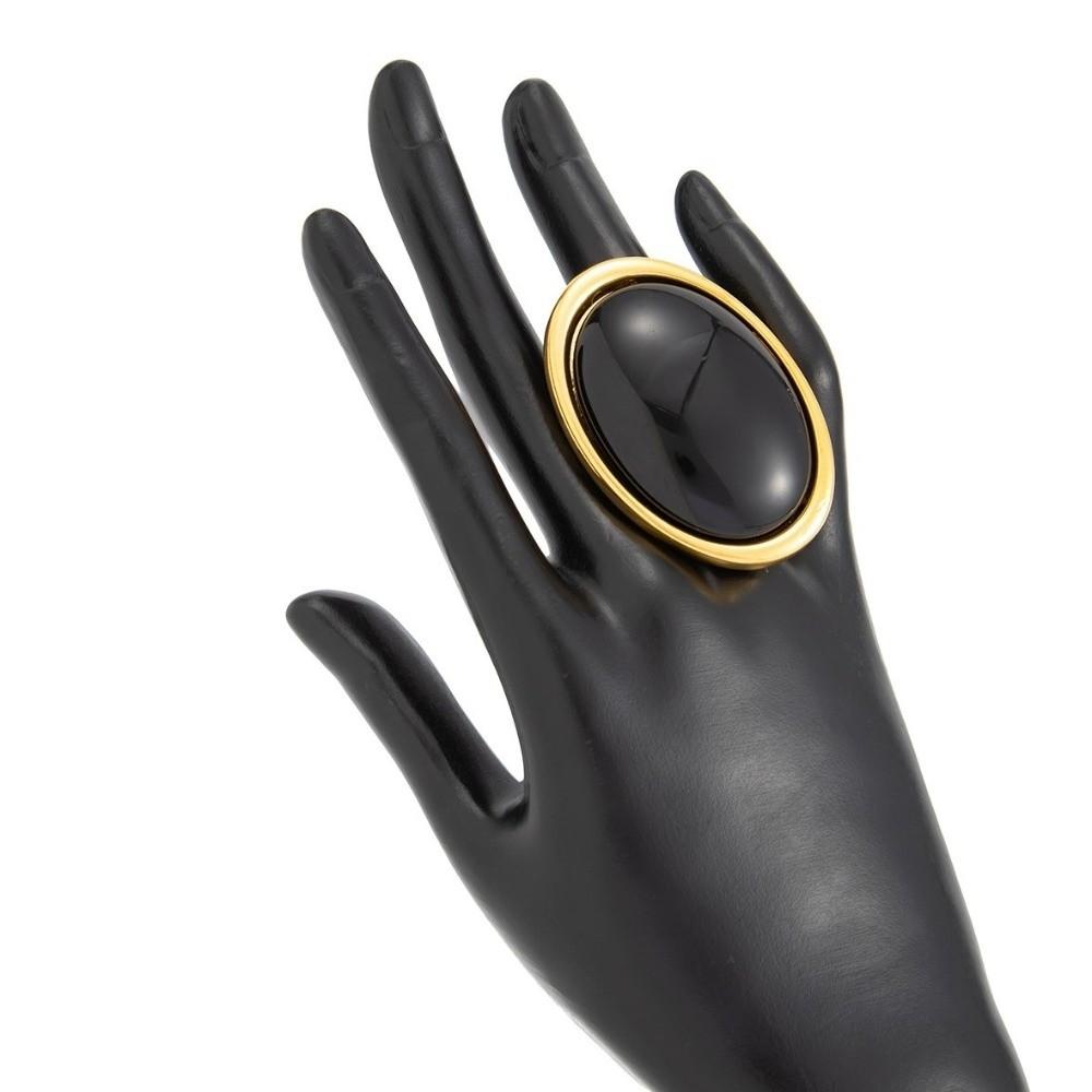 Einfacher ovaler Harz-Fingerring Eleganter Stil Leichter Luxus Retro-Ohrringe Tägliches Tragen