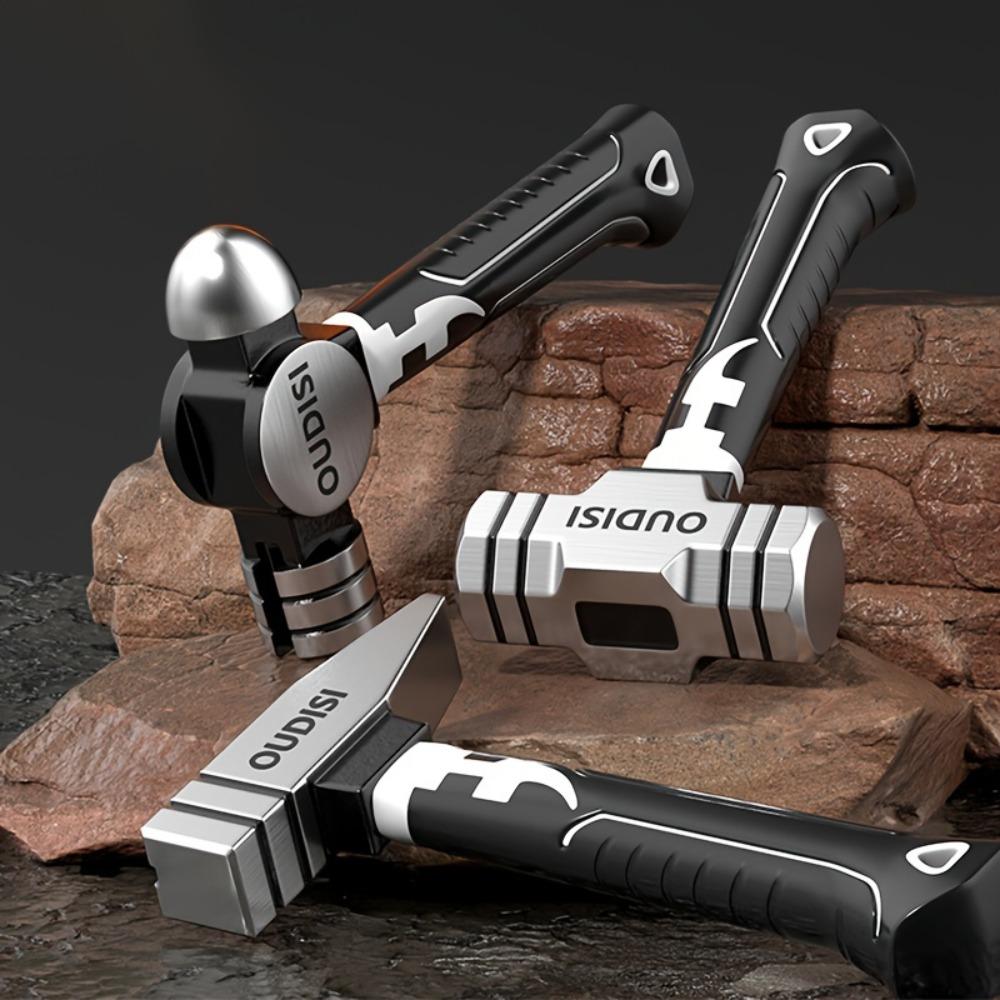 [18cm Multifunctional Hammer] Carbon Steel 18cm Multifunctional Small Hammer | Short Handle Hammer