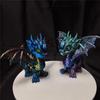 3d Printed Dragon Figurine Small Flying Dragons Multi-jointed Movable Desk Decoration Home Decor