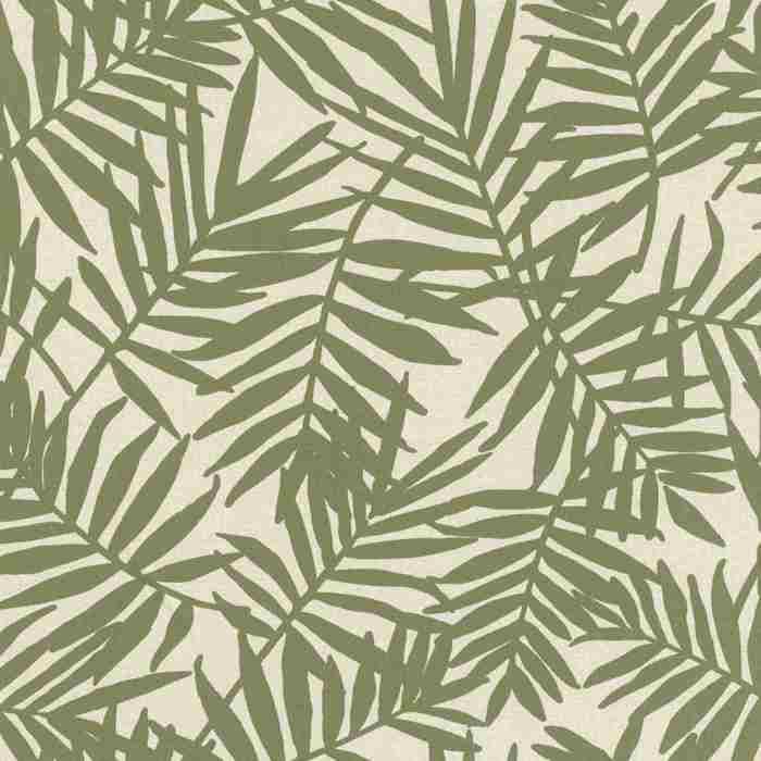 Rasch Papier peint intissé Botanical Grün beige 10,05 m x 0,53 m Sélection vinyle intissé 460209
