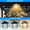 Solar Shed Light Indoor Outdoor with Motion Sensor Solar Pendant Light 5 Mode Timers Waterproof Gazebo Garage Shop Barn Home