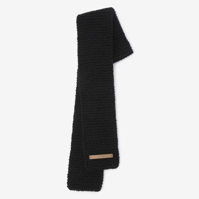 LUVM KNIT MUFFLUR_BLACK