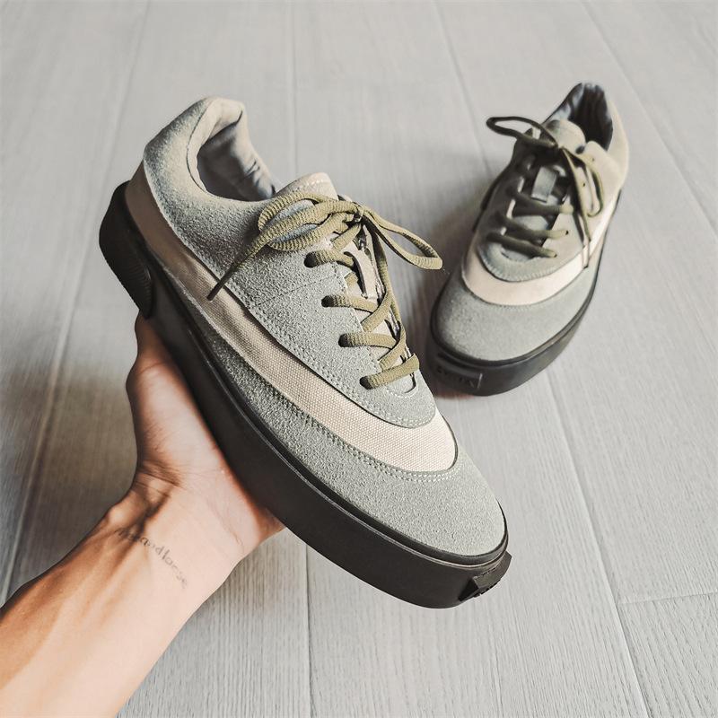 Fashion Shoes for Men Fad Casual Shoes Breathable Anti Slip Canvas Footwear Men's Outdoor Comfort Walking Board Shoes Zapatillas Hombre