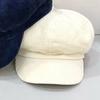 Jesień i Wiosna Retro Jednokolorowy Sztruksowy Beret Damski Koreański Wszechstronny Ośmiokątny Kapelusz Retro Beret z Daszkiem