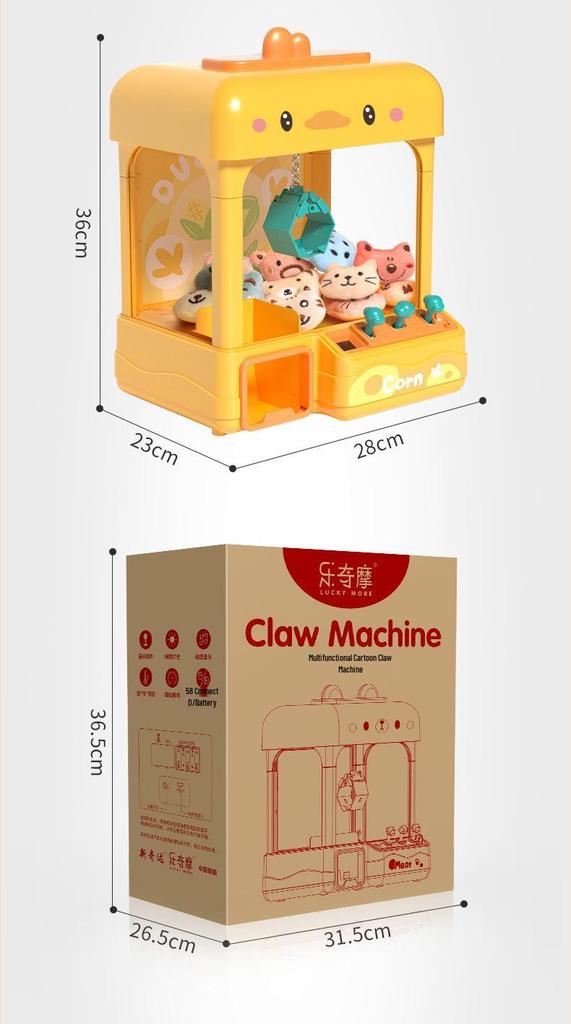 Cartoon Claw Machine Toy: Cute Companionship and Fun Game for Kids