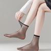 10Pairs Ultrathin Women Socks Summer Transparent Anti Slip Silk Socks Casual Elastic Invisible Socks Wear Resistant Hook Socks