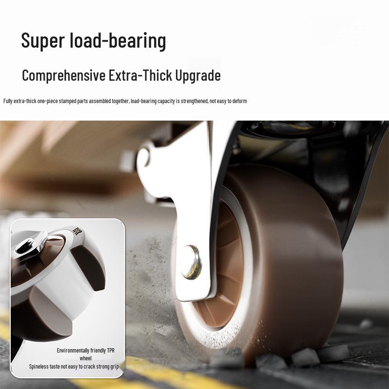 Ultra-Quiet Universal Small Trolley Load-Bearing Swivel Caster for Furniture
