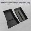 For Tesla New Model Y Juniper 2025 interior Accessories Center Contral Storage Organizer Tray Armrest Box Bottom Mat Card Holder
