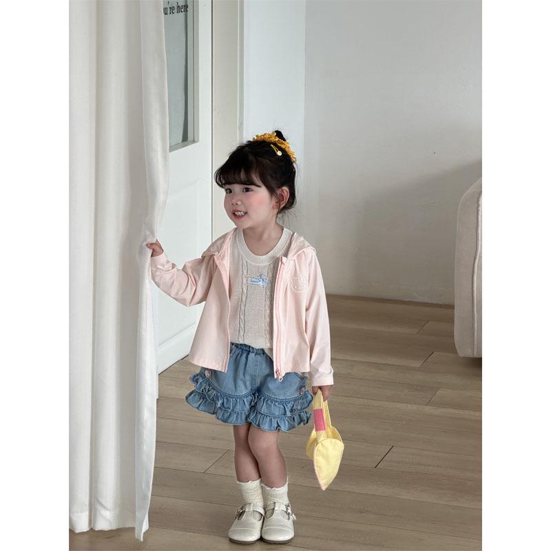 Girls' Cute Sun Protection Outerwear for Spring and Summer