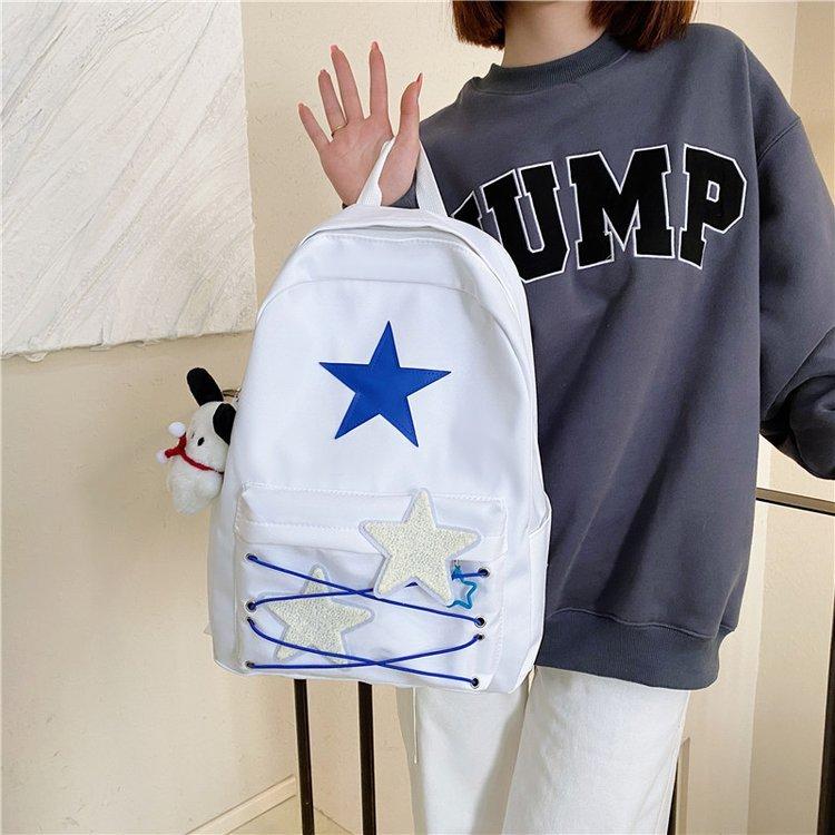 Backpack, Versatile on Instagram, Large-capacity Backpack for Girls, Japanese-style Cute Girl Student Schoolbag