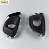 Pair For Jeep Compass Front Bumper Fog Light Covers Bezel Chrome Trim Decor