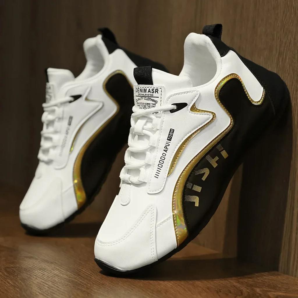 Men Summer Casual Sports Sneakers Comfortable Mesh Vulcanized Men's Sneakers, Low Top Shoes, Soft Running Shoes