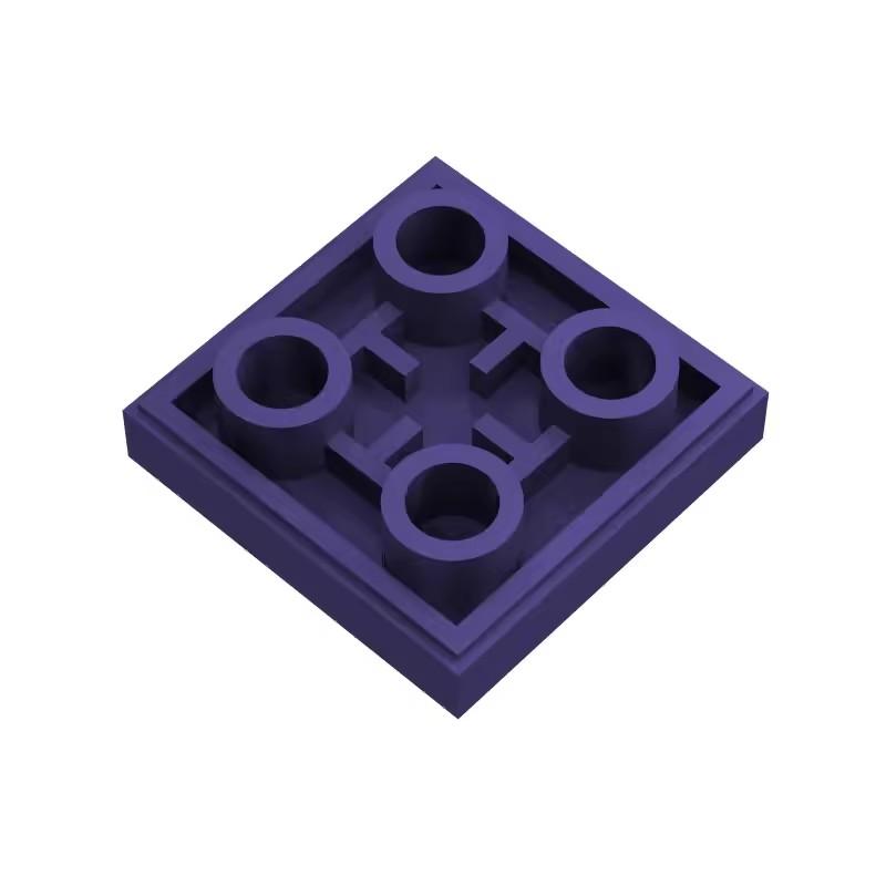 

50 шт. Плоская деталь 2x2 для DIY-конструктора, деталь кубика № 11203, совместимая с другими собираемыми деталями