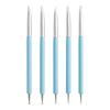Nail Dotting Tool 5pcs Double-ended Silicone Head Carving Dotting Pen Brush Modeling Dotting Nails Art Tool DIY Sculpting Tools