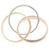 Cartier Trinity Ring K18 Gold (YGxPGxWG) #5.4(US Size) 7g Women Used