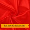 Bright Red Pure Cotton Fabric for Ceremonies: 3x3 Feet for Engagements, Weddings, Buddhist Altars, and Chinese Style Events