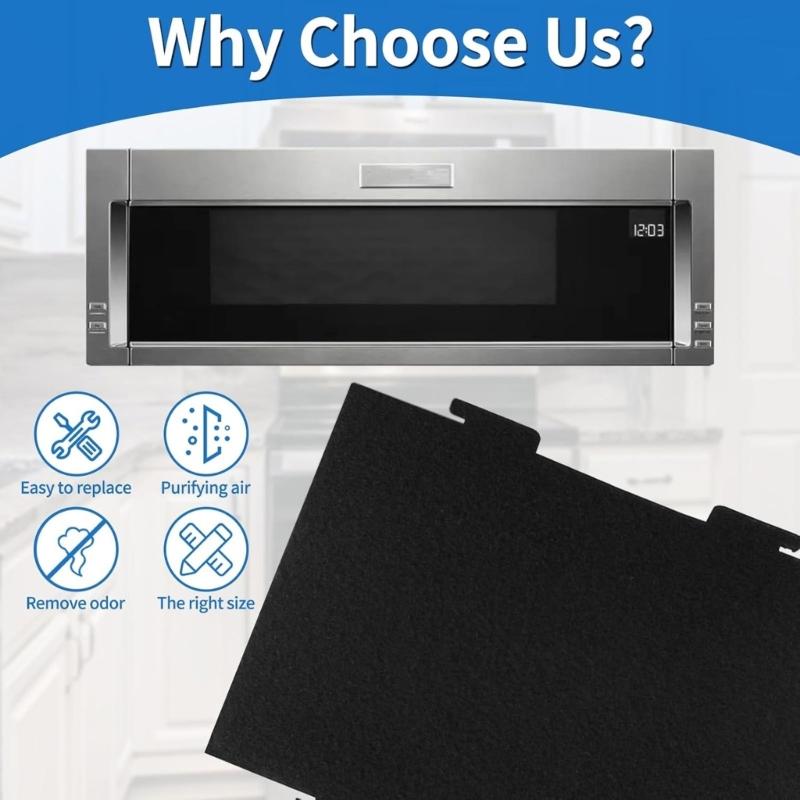 6 Pack Range Hood Filter Extractor Hood Filter Oil Purifiering Filter Hood Filter Sponge Texture Suitable for Cooking