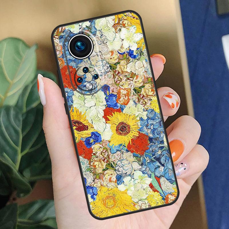 Van Gogh Oil Art Painting Case For Honor X9c X9b X8b X9a X8a X8 X9 50 70 90 Lite Honor 200 Pro Magic 7 5 6 Lite Cover