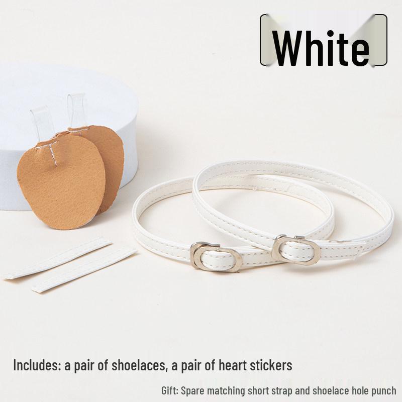 Non-Slip High Heel Strap with Suede Matte Finish - Secure Tie-Up Buckle Design