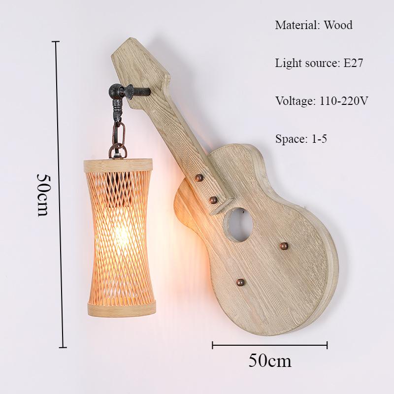 

Креативное деревянное искусство Персонализированные настенные светильники Рестораны Кофейни Рестораны Музыкальные рестораны Бары Пабы Настенные светильники для барной стойки Cool White(5500-7000K) белый