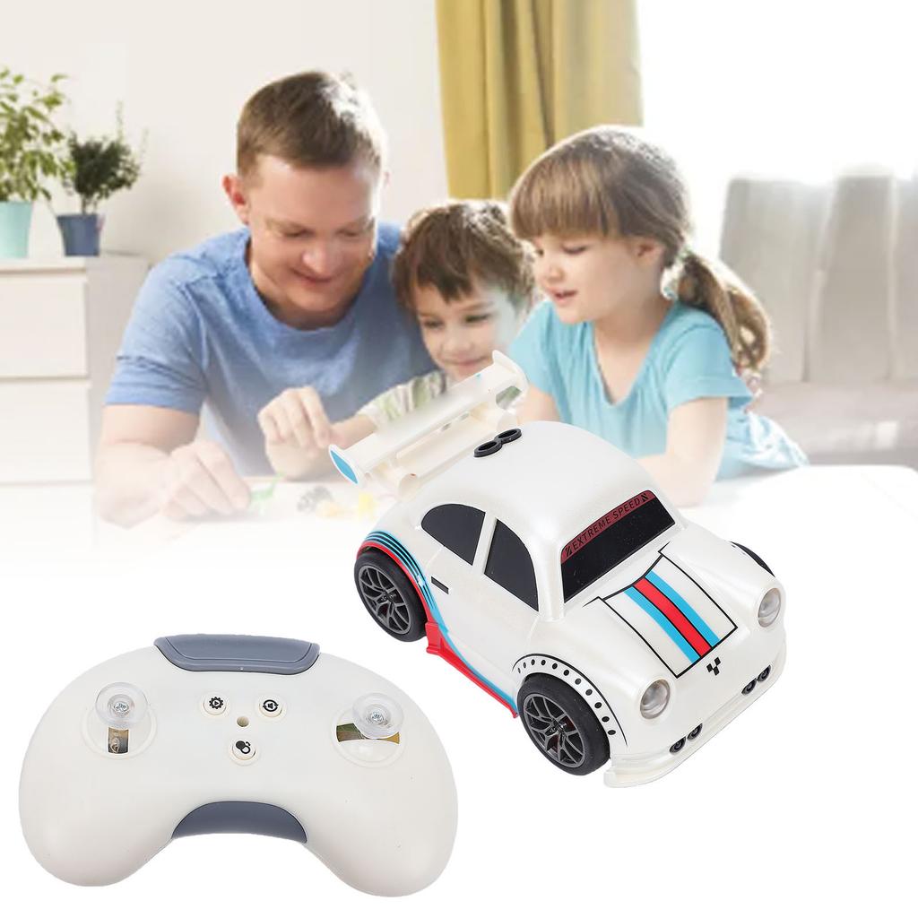 Smart RC Car with Follow Escape Modes 360 Degree Stunt Drift LED Light Voice Effect Remote Control for Kids