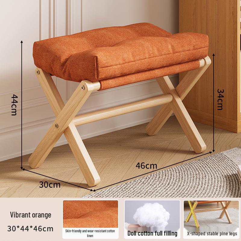 

Скамья для переобувания из массива дерева, складная подставка для ног, диван и офисная подставка для ног