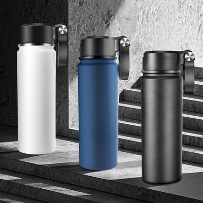 Auto Tasse Sport Outdoor Edelstahl Großvolumiges Wasserglas Strohhalm Becher